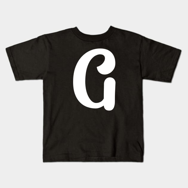 Letter G Kids T-Shirt by Xtian Dela ✅